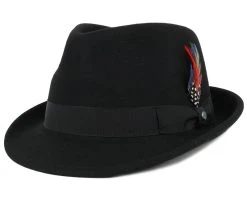 Woolfelt Black Trilby - Stetson