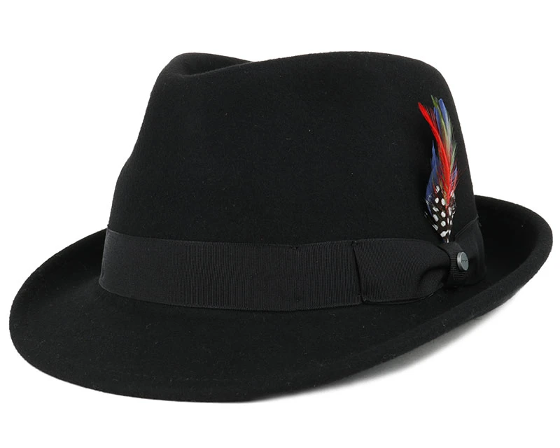 Woolfelt Black Trilby - Stetson 1 Woolfelt Black Trilby - Stetson