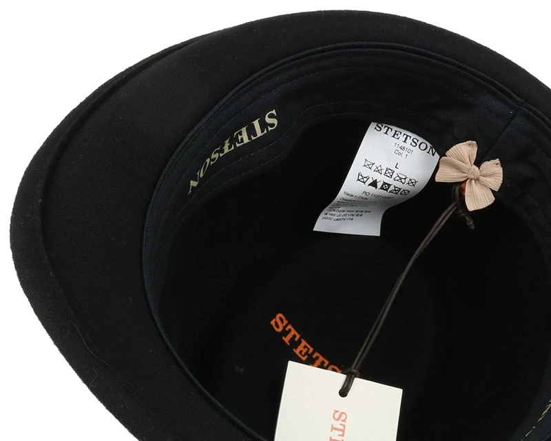 Woolfelt Black Trilby - Stetson 3 Woolfelt Black Trilby - Stetson - Image 3