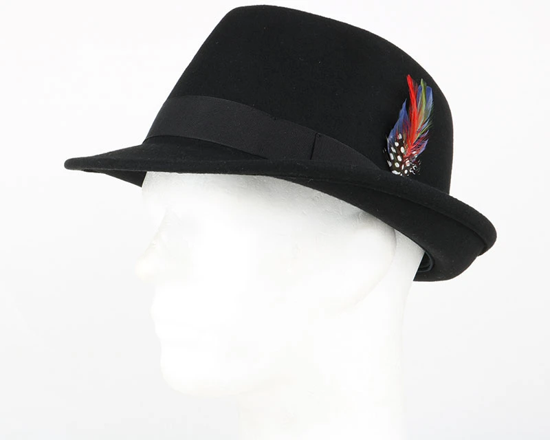 Woolfelt Black Trilby - Stetson 4 Woolfelt Black Trilby - Stetson - Image 4