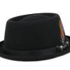 Pork Pie Woolfelt Black - Stetson