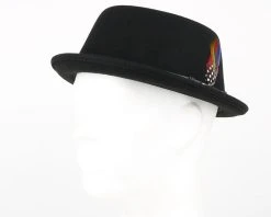 Pork Pie Woolfelt Black - Stetson -Fashion Hat Discount Store 11967 4