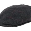 Kent Wool EF Herringbone Flat Cap - Stetson