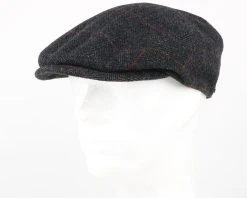 Kent Wool EF Herringbone Flat Cap - Stetson -Fashion Hat Discount Store 11989 4