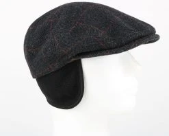 Kent Wool EF Herringbone Flat Cap - Stetson -Fashion Hat Discount Store 11989 5