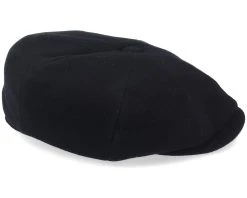 Hatteras Wool/Cashmere Black Flat Cap - Stetson -Fashion Hat Discount Store 4043898012409 3