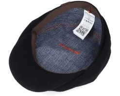 Hatteras Wool/Cashmere Black Flat Cap - Stetson -Fashion Hat Discount Store 4043898012409 4