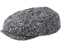 Hatteras Donegal Black Flat Cap - Stetson