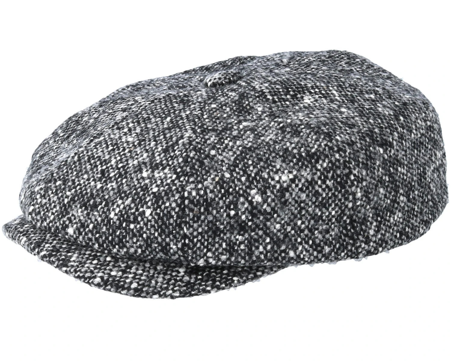 Hatteras Donegal Black Flat Cap - Stetson 1 Hatteras Donegal Black Flat Cap - Stetson