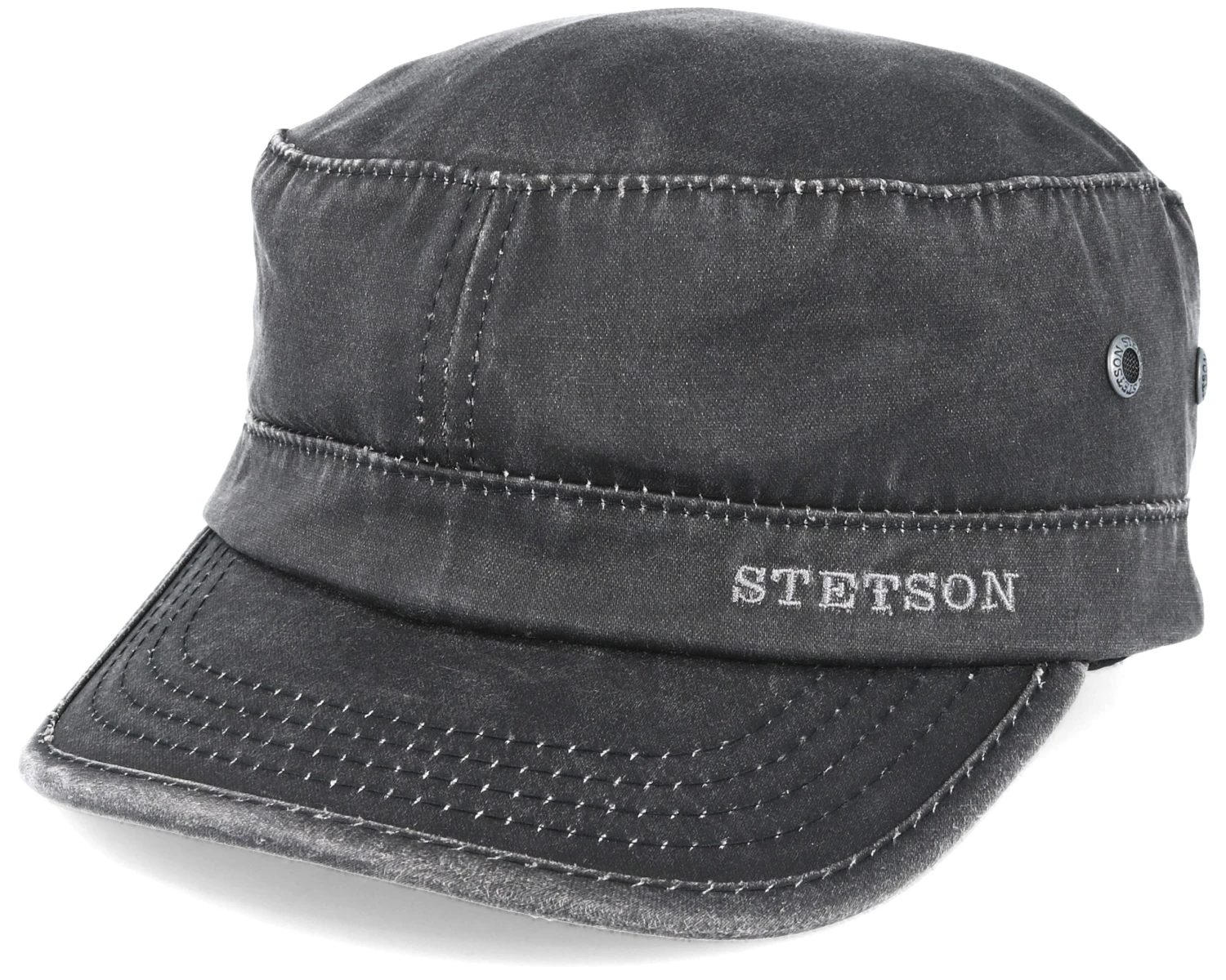 Army Co/Pes Black Adjustable - Stetson 1 Army Co/Pes Black Adjustable - Stetson