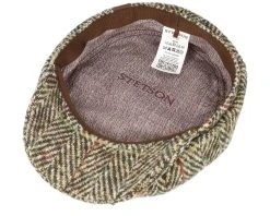 Hatteras Herringbone Olive Flat Cap - Stetson -Fashion Hat Discount Store 4043898040532 4