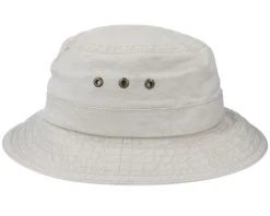 Delave Organic Cotton Beige Bucket - Stetson -Fashion Hat Discount Store 4043898050876 3