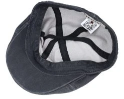 Level Co/Pe Black Flat Cap - Stetson -Fashion Hat Discount Store 4043898185684 4