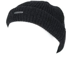 Merino Wool Dark Grey/Black Beanie - Stetson -Fashion Hat Discount Store 4043898223027 3