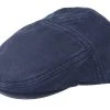 Ivy Cap Cotton Navy Flatcap - Stetson