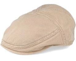 Ivy Cap Beige Flatcap - Stetson