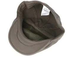 Ivy Cotton Dark Beige Flat Cap - Stetson -Fashion Hat Discount Store 4043898366748 4