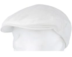 Ivy Cotton White Flat Cap - Stetson -Fashion Hat Discount Store 4043898369183 5