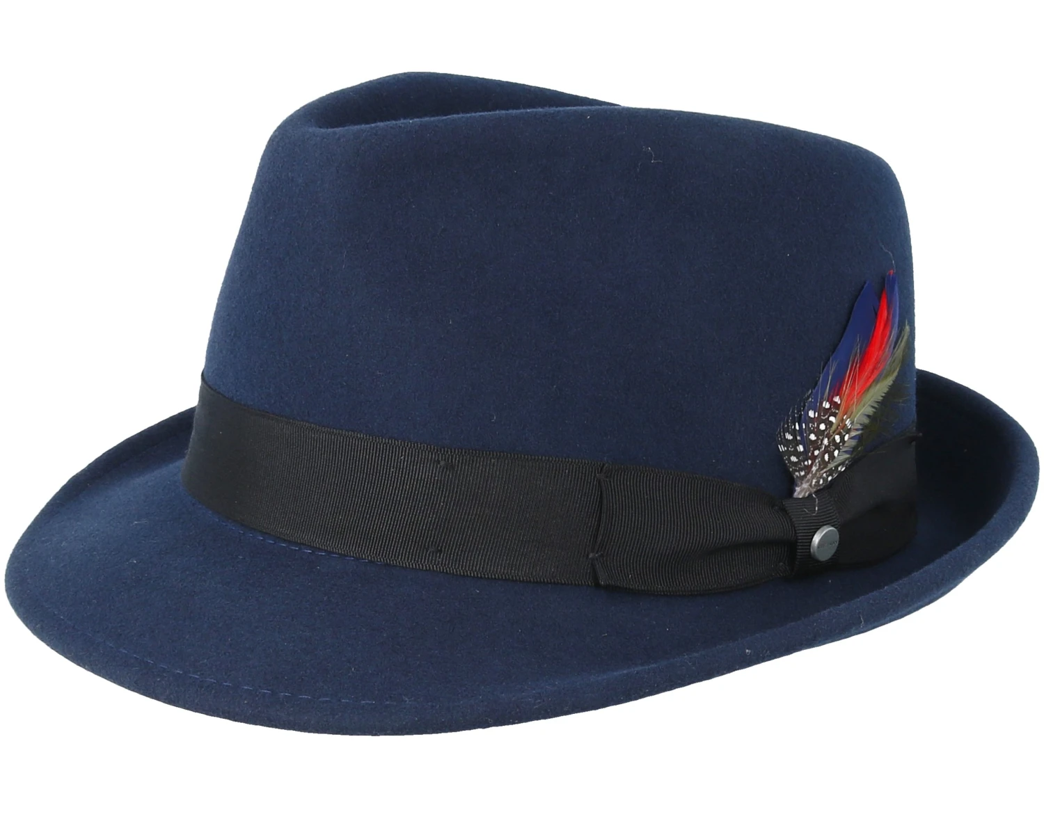 Woolfelt Navy Trilby - Stetson 1 Woolfelt Navy Trilby - Stetson