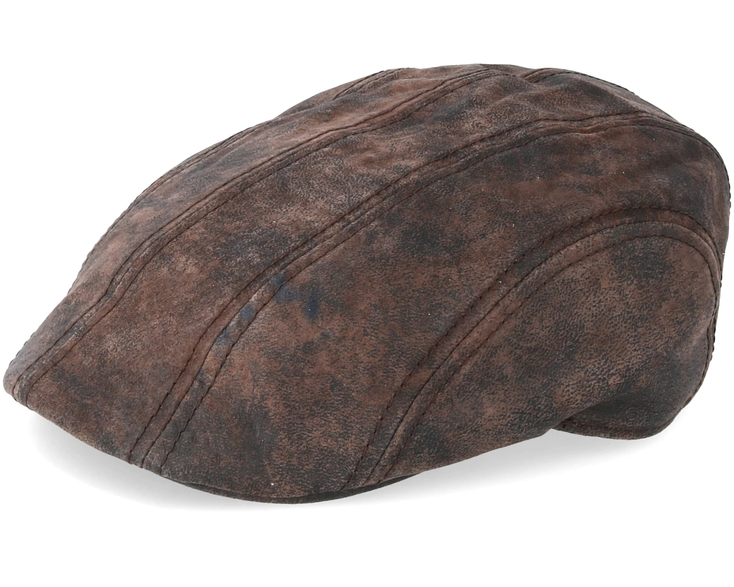 Ivy Cap Pigskin Dark Brown Flat Cap - Stetson 1 Ivy Cap Pigskin Dark Brown Flat Cap - Stetson