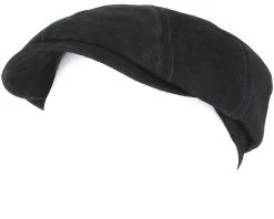 Hatteras Pigskin Black Flat Cap - Stetson -Fashion Hat Discount Store 4043898522823 4