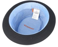 Cotton Black Pork Pie - Stetson -Fashion Hat Discount Store 4043898555081 4