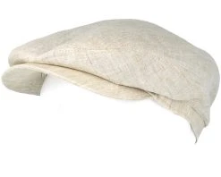 Driver Cap Linen Beige Flat Cap - Stetson -Fashion Hat Discount Store 4043898555722 5