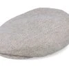 Kent Linen Natural Flat Cap - Stetson