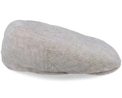 Kent Linen Natural Flat Cap - Stetson -Fashion Hat Discount Store 4043898561976 3
