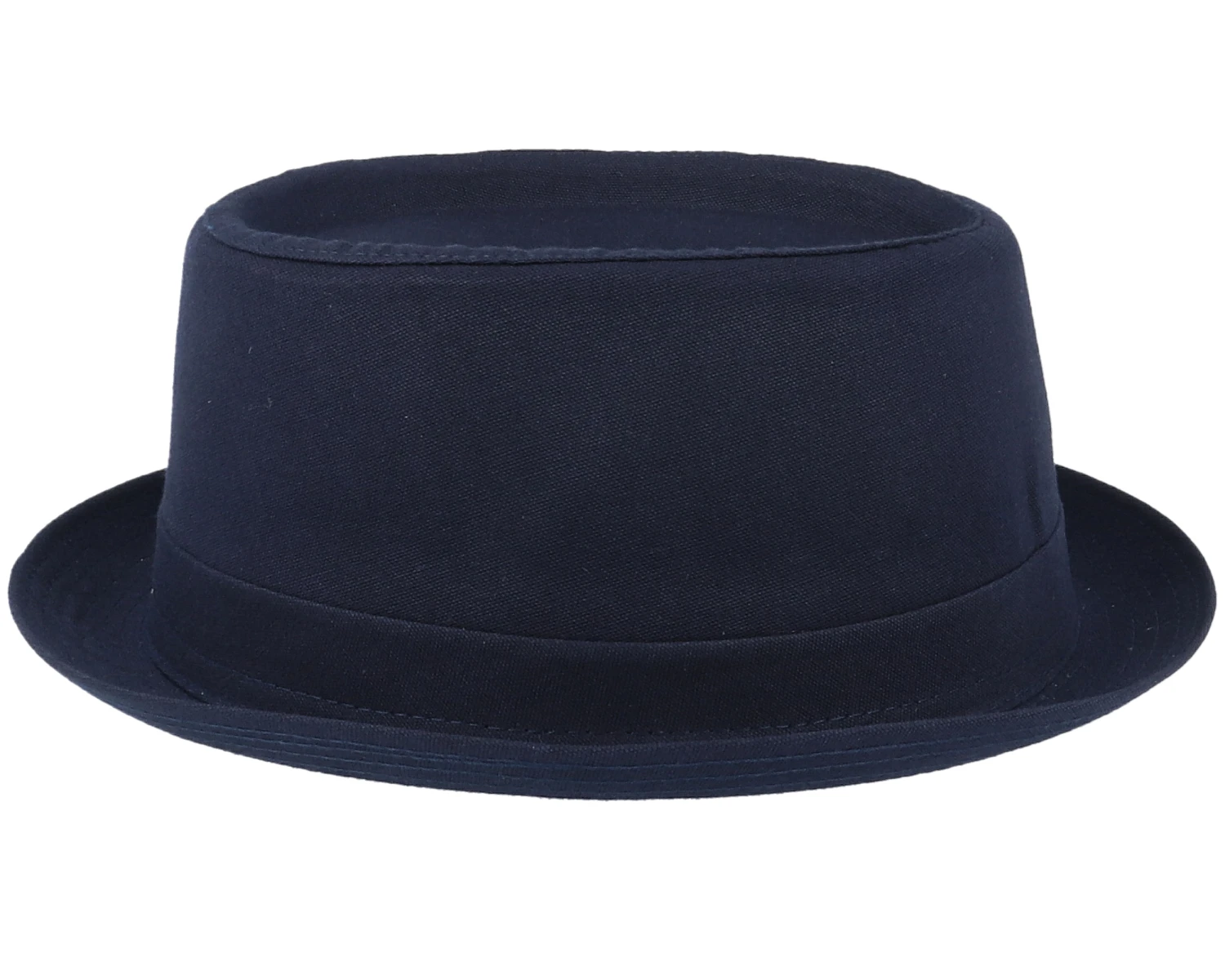 Cotton Navy/Gun Metal Pork Pie - Stetson 3 Cotton Navy/Gun Metal Pork Pie - Stetson - Image 3