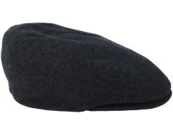 Kent Wool/Cashmere Black Flat Cap - Stetson -Fashion Hat Discount Store 4043898583596 3