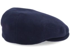 Kent Wool/Cashmere Ear Flap Navy Flat Cap - Stetson -Fashion Hat Discount Store 4043898593328 3