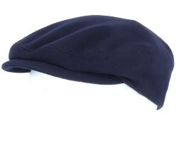 Kent Wool/Cashmere Ear Flap Navy Flat Cap - Stetson -Fashion Hat Discount Store 4043898593328 5