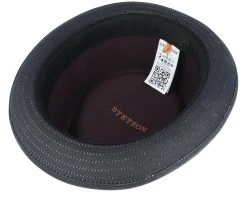 Odenton Black Pork Pie - Stetson -Fashion Hat Discount Store 4043898599979 4