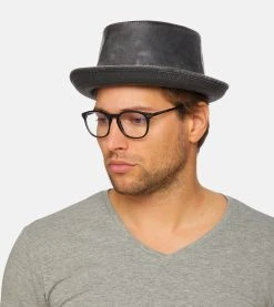 Odenton Black Pork Pie - Stetson -Fashion Hat Discount Store 4043898599986 Sven MALE 1 20210921