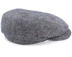 Driver Cap Wool Herringbone Fishgrat Brown Flat Cap - Stetson -Fashion Hat Discount Store 4043898629775 3
