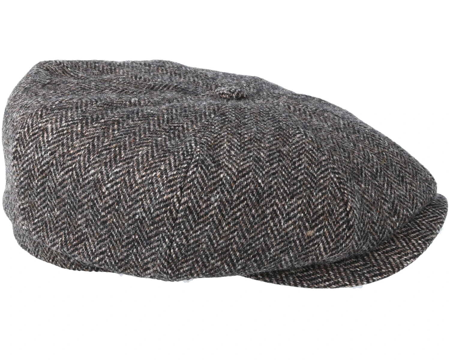 Hatteras Woolrich Herringbone Black/Grey Flat Cap - Stetson 3 Hatteras Woolrich Herringbone Black/Grey Flat Cap - Stetson - Image 3