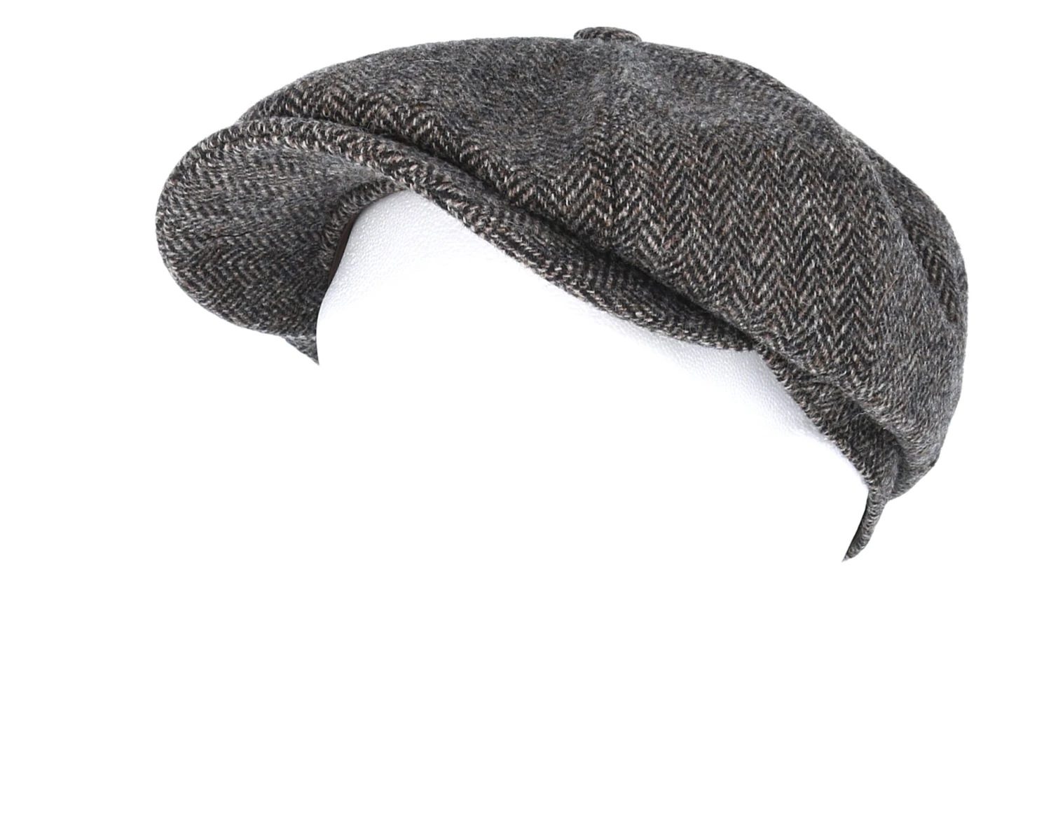 Hatteras Woolrich Herringbone Black/Grey Flat Cap - Stetson 4 Hatteras Woolrich Herringbone Black/Grey Flat Cap - Stetson - Image 4