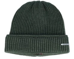 Beanie Merino Wool Green Cuff - Stetson