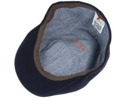 Texas Duck Shape Texas Wool/Cashmere Black Flat Cap - Stetson -Fashion Hat Discount Store 4043898647236 4
