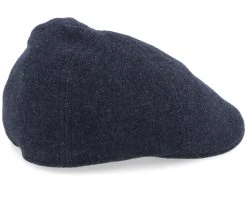 Texas Wool/Cashmere Ear Flap 2 Black Flat Cap - Stetson -Fashion Hat Discount Store 4043898649001 3