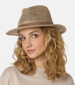 Seagrass Traveller Beige/Brown Straw - Stetson -Fashion Hat Discount Store 4043898655927 Voulgarakis Artemisz FEMALE 1 20220408