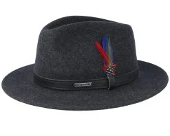 Woolfelt Mix Black/Black Traveller - Stetson