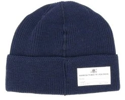 Merino Wool 2 Navy Beanie - Stetson