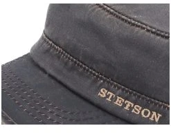 CO/PE Lined Brown Army - Stetson -Fashion Hat Discount Store 4043898705721 5