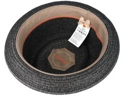 Toyo Heather Black Porkpie - Stetson 7 Toyo Heather Black Porkpie - Stetson -Fashion Hat Discount Store 4043898711180 4