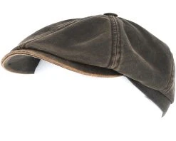 6-Panel Cap Co/Pes Schwarz Flatcap - Stetson -Fashion Hat Discount Store 4043898723688 5