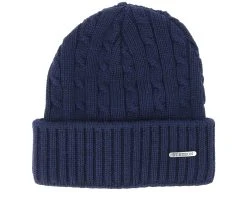 Wool Navy Beanie - Stetson