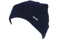 Wool Navy Beanie - Stetson 5 Wool Navy Beanie - Stetson -Fashion Hat Discount Store 4043898742818 3
