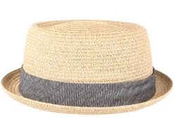Toyo Biege Pork Pie - Stetson -Fashion Hat Discount Store 4043898751964 3
